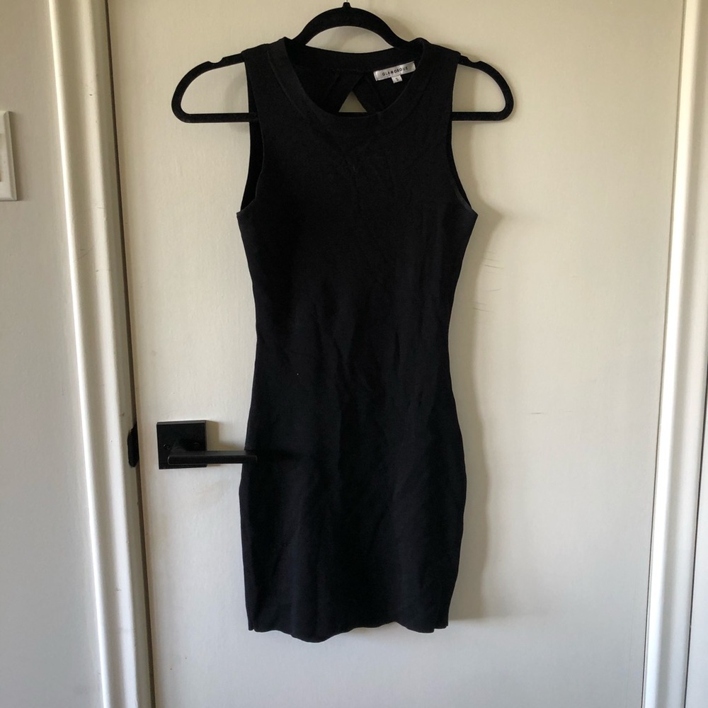 GLAMOROUS little black dress